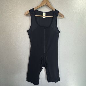 TopMelon Recovery Suit Post Op Compression Faja Adjustable Black Men M